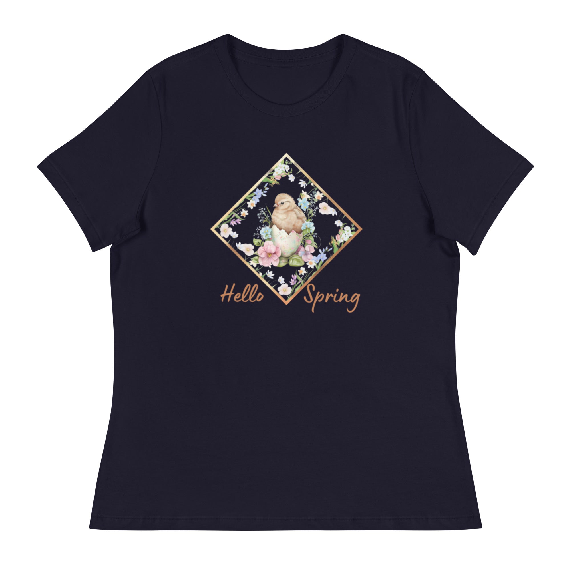 Hello Spring Chicken Women's Relaxed T-Shirt - Cluck It All Farms
