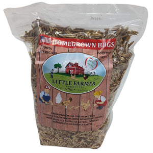 Homegrown Bugs Premium Black Soldier Fly Grubs and Grains Chicken Treats - Cluck It All Farms