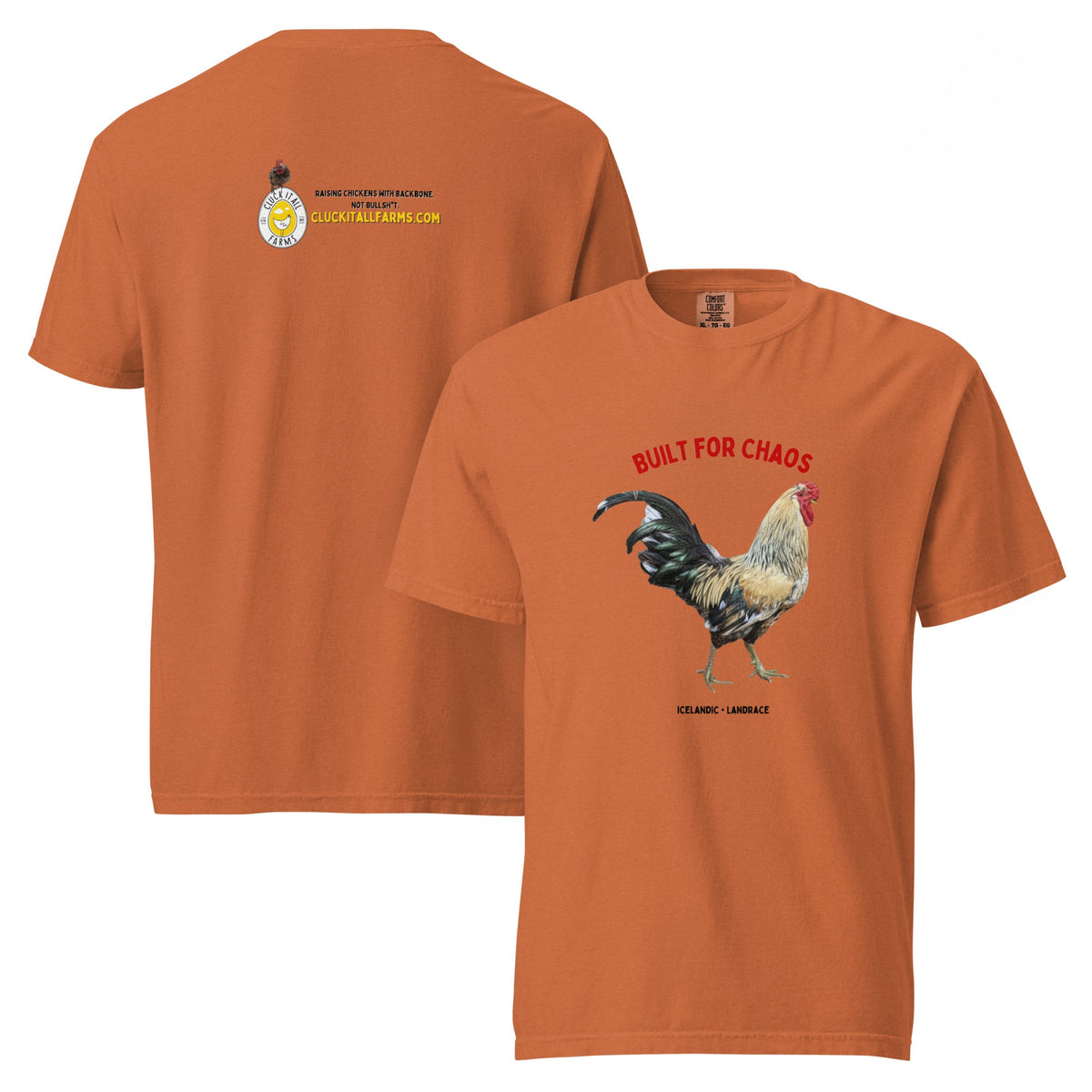 Icelandic Chicken Shirt – “Built for Chaos” - Cluck It All Farms