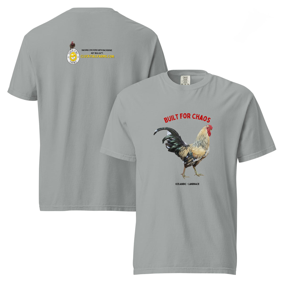 Icelandic Chicken Shirt – “Built for Chaos” - Cluck It All Farms