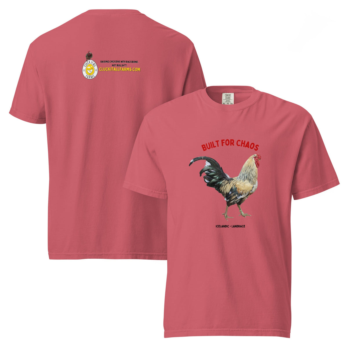 Icelandic Chicken Shirt – “Built for Chaos” - Cluck It All Farms