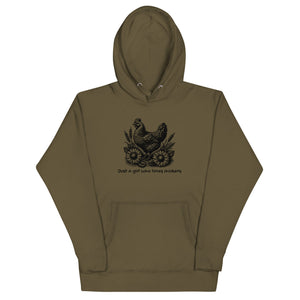Just a Girl Who Loves Chickens Unisex Hoodie - Cluck It All Farms