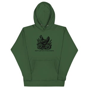 Just a Girl Who Loves Chickens Unisex Hoodie - Cluck It All Farms
