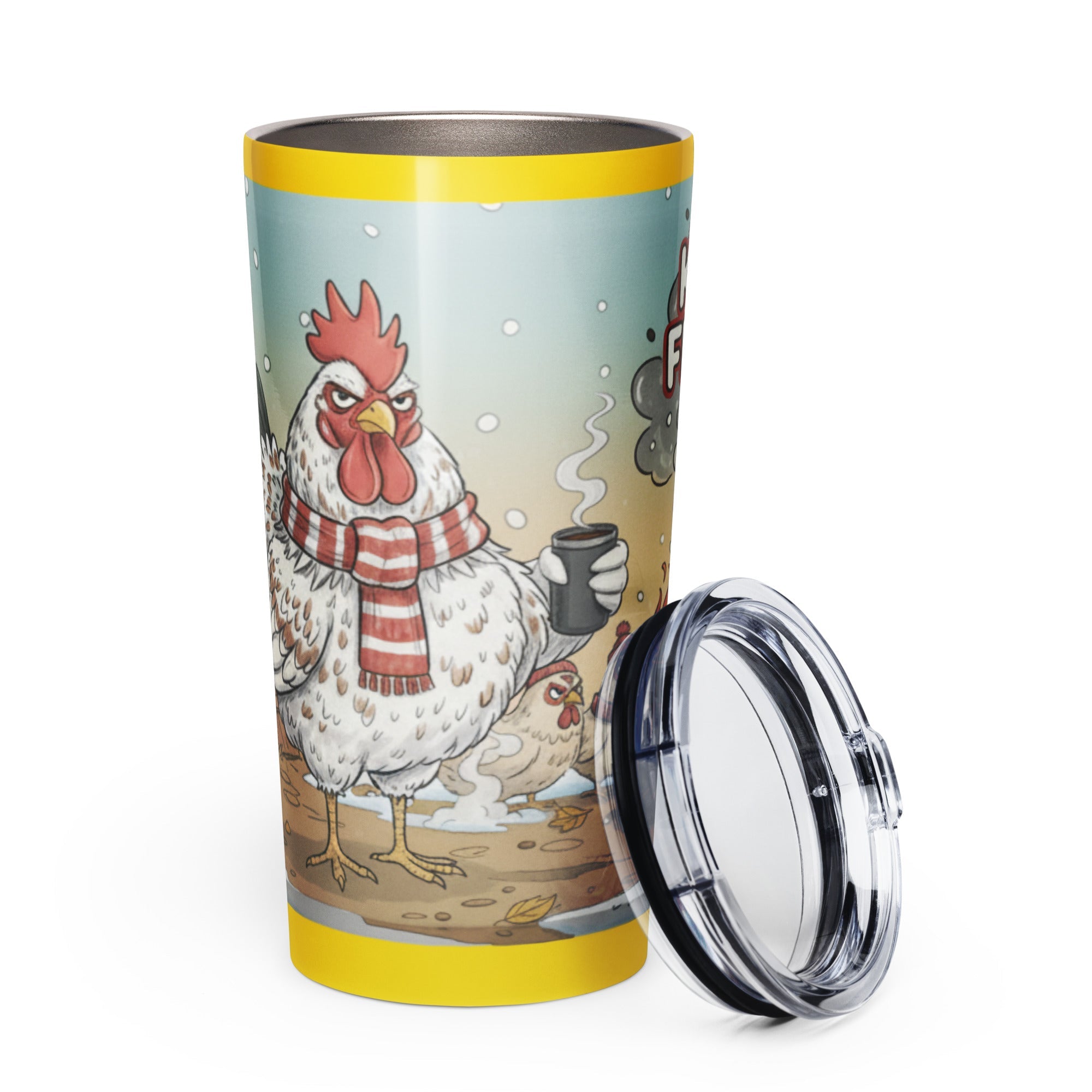 Keep It Flockin' Hot 20 oz Funny Chicken Tumbler - Cluck It All Farms