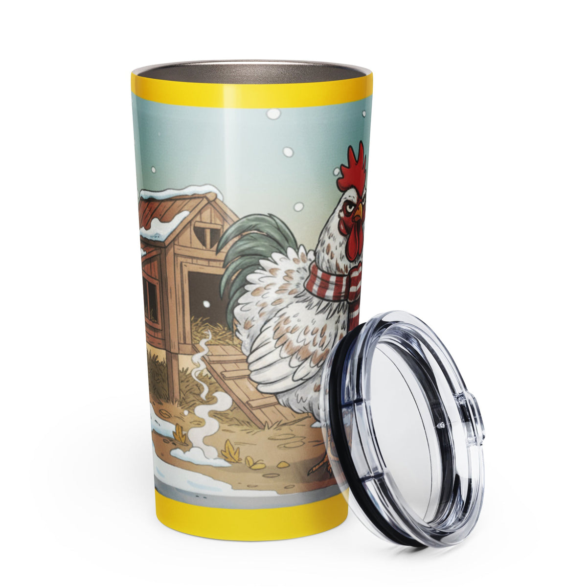Keep It Flockin' Hot 20 oz Funny Chicken Tumbler - Cluck It All Farms