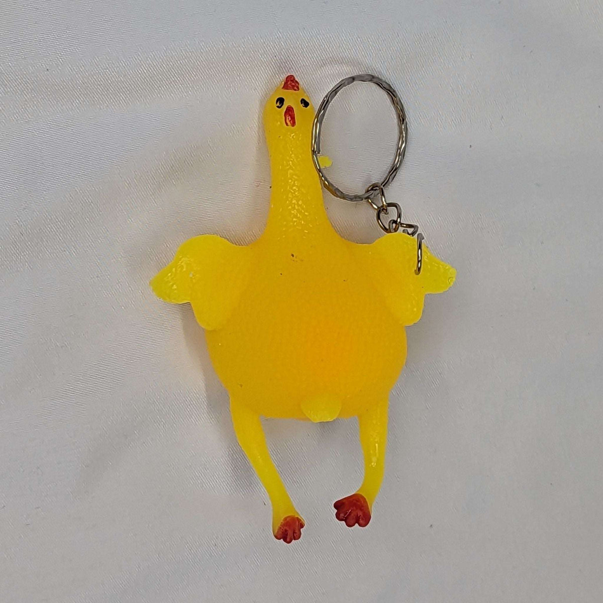 Cluck n&#39; Squeeze Stress Ball Keychain