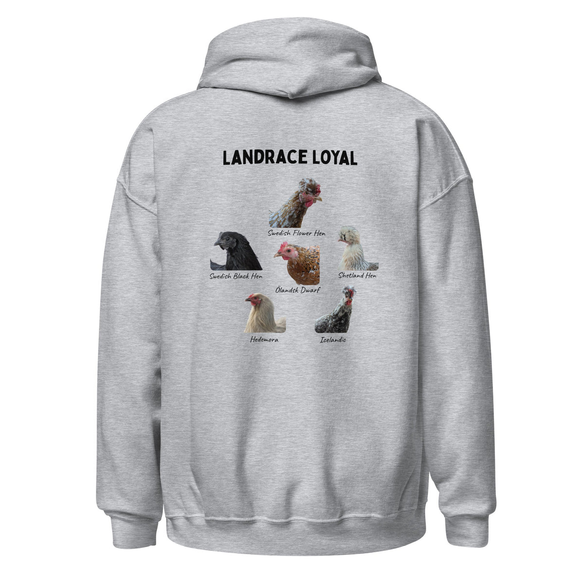Landrace Loyal Chicken Unisex Hoodie - Cluck It All Farms