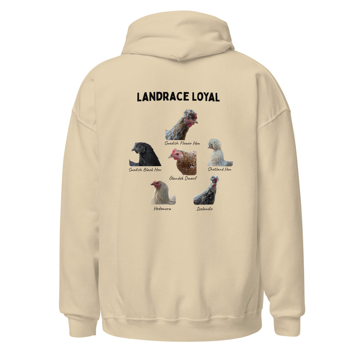 Landrace Loyal Chicken Unisex Hoodie - Cluck It All Farms