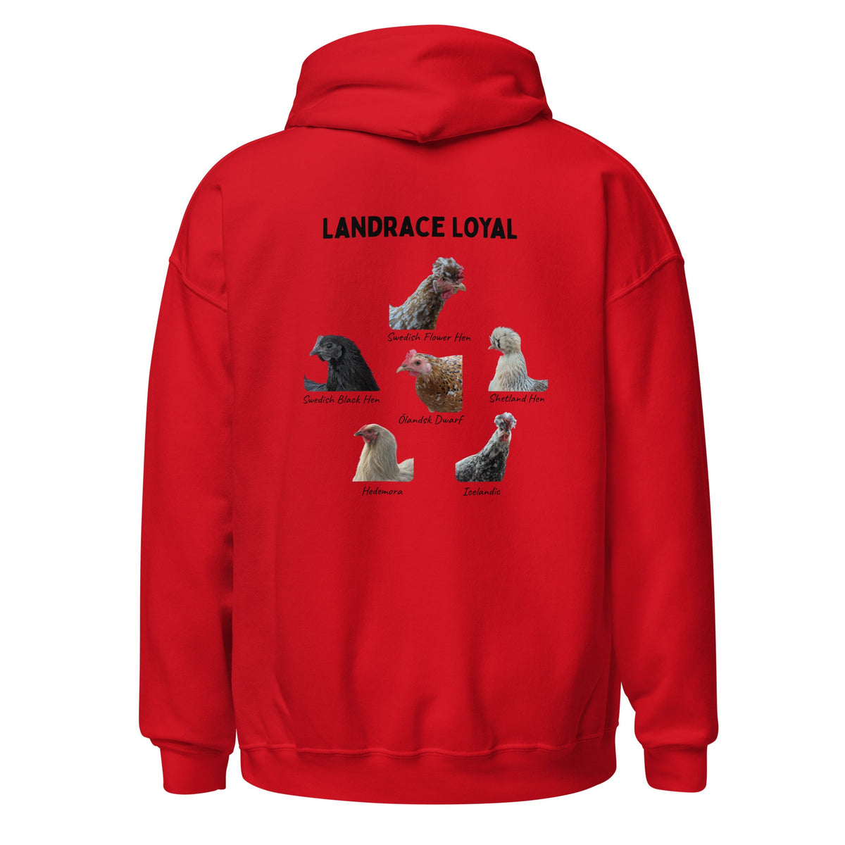 Landrace Loyal Chicken Unisex Hoodie - Cluck It All Farms