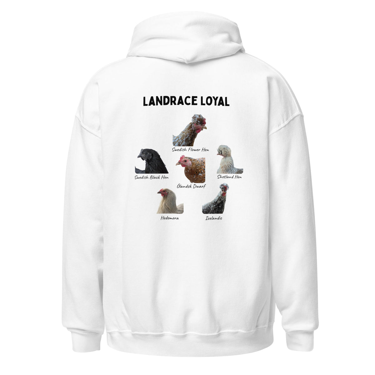 Landrace Loyal Chicken Unisex Hoodie - Cluck It All Farms