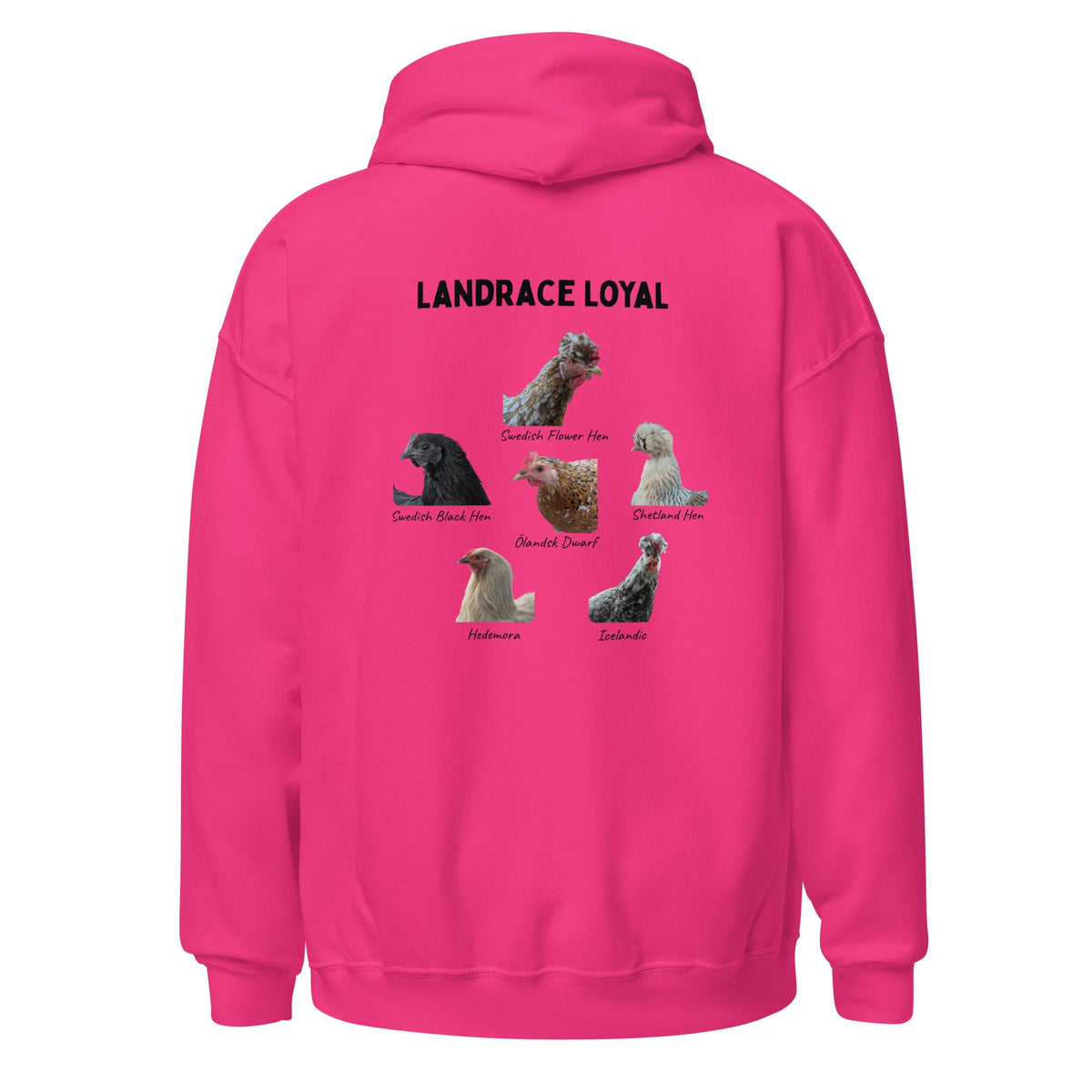 Landrace Loyal Chicken Unisex Hoodie - Cluck It All Farms