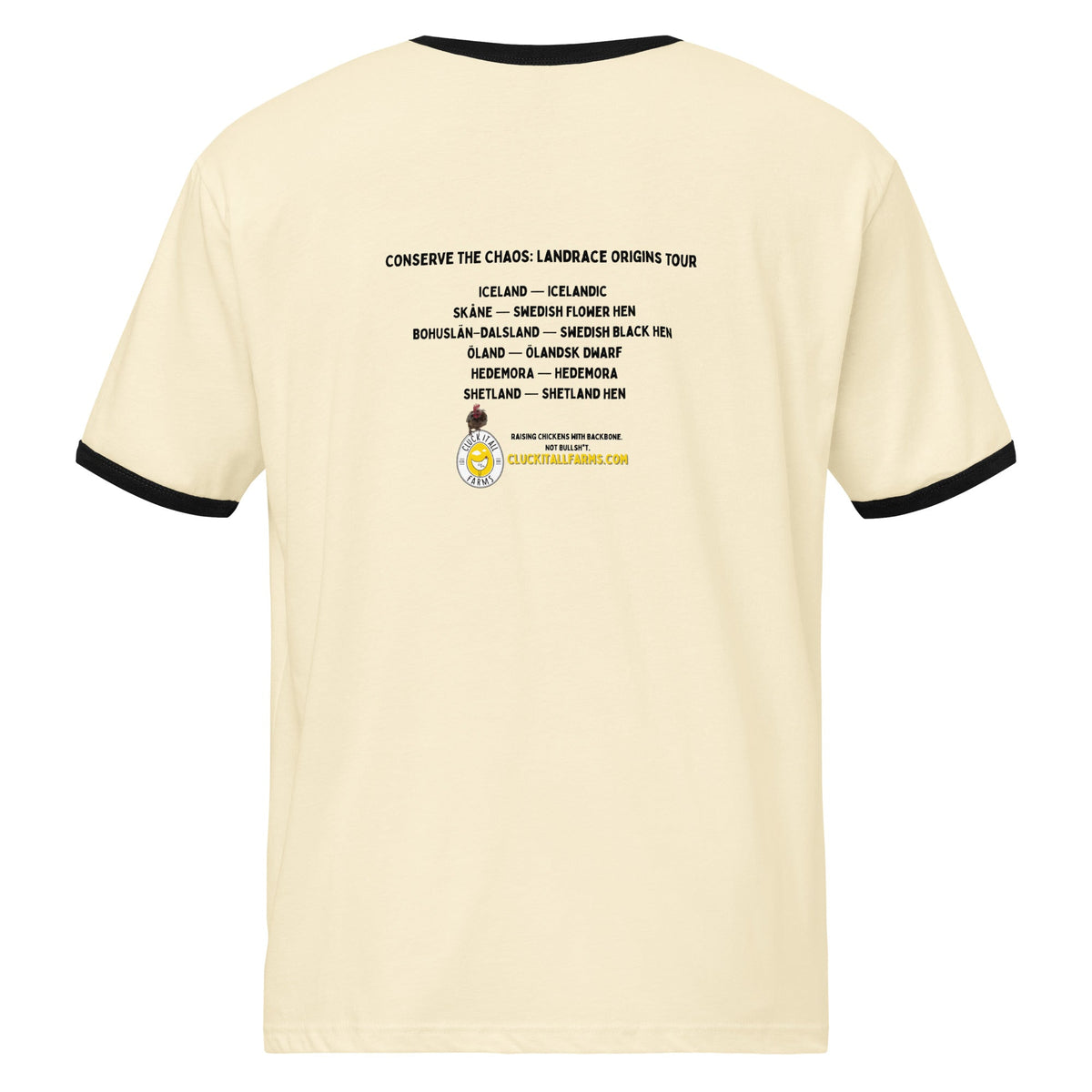Landrace Tour Ringer Tee — Rep the Misfits (Unisex) - Cluck It All Farms