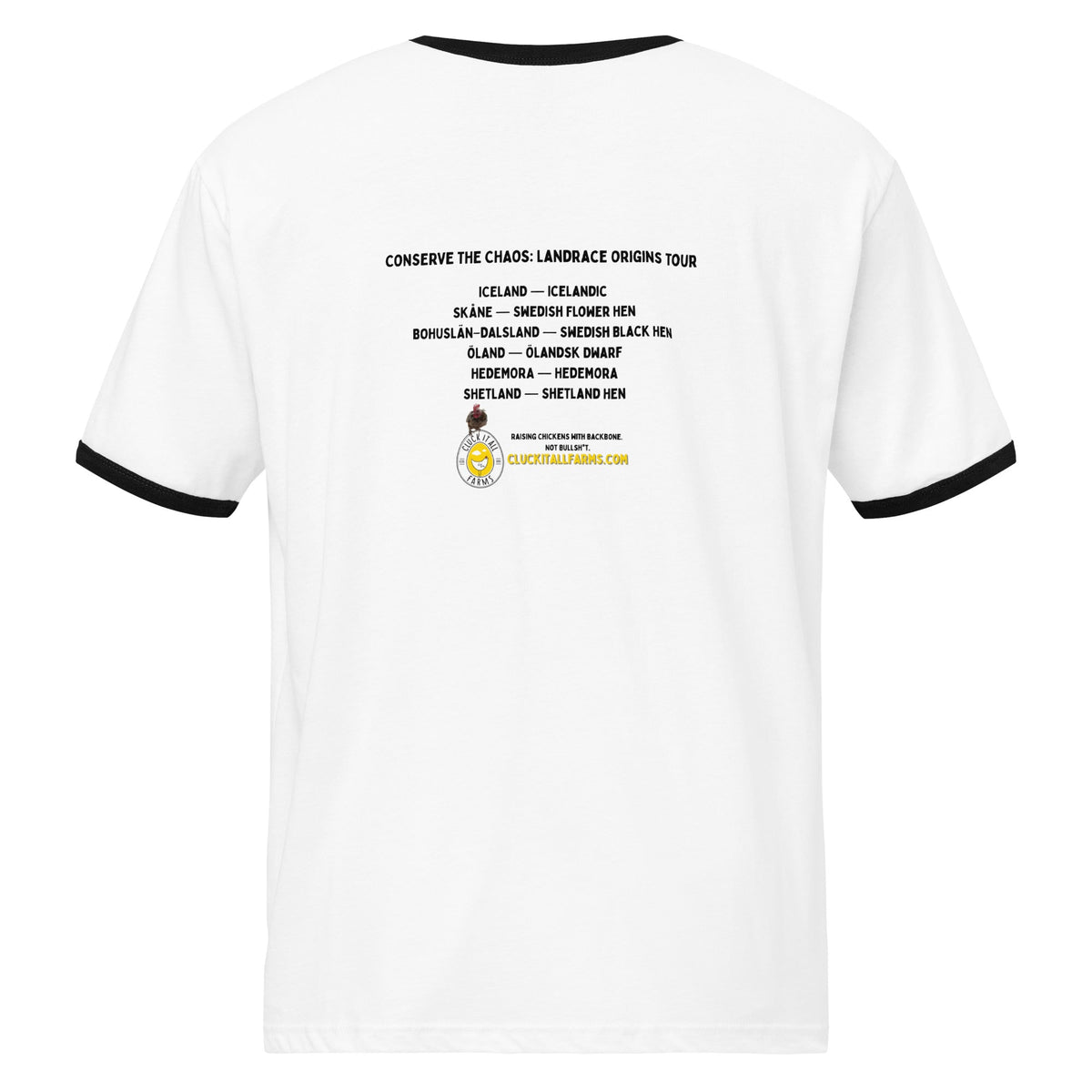 Landrace Tour Ringer Tee — Rep the Misfits (Unisex) - Cluck It All Farms