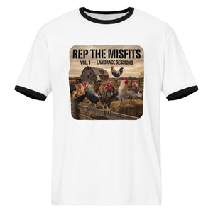 Landrace Tour Ringer Tee — Rep the Misfits (Unisex) - Cluck It All Farms