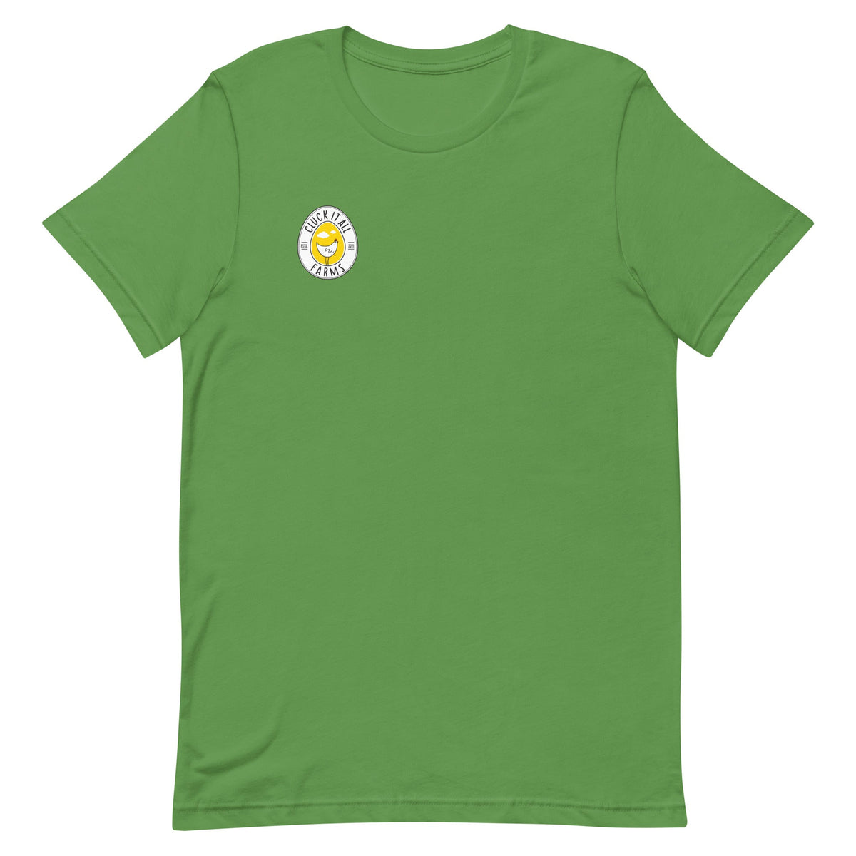 Local Egg Dealer BACK PRINT Unisex T-Shirt - Cluck It All Farms