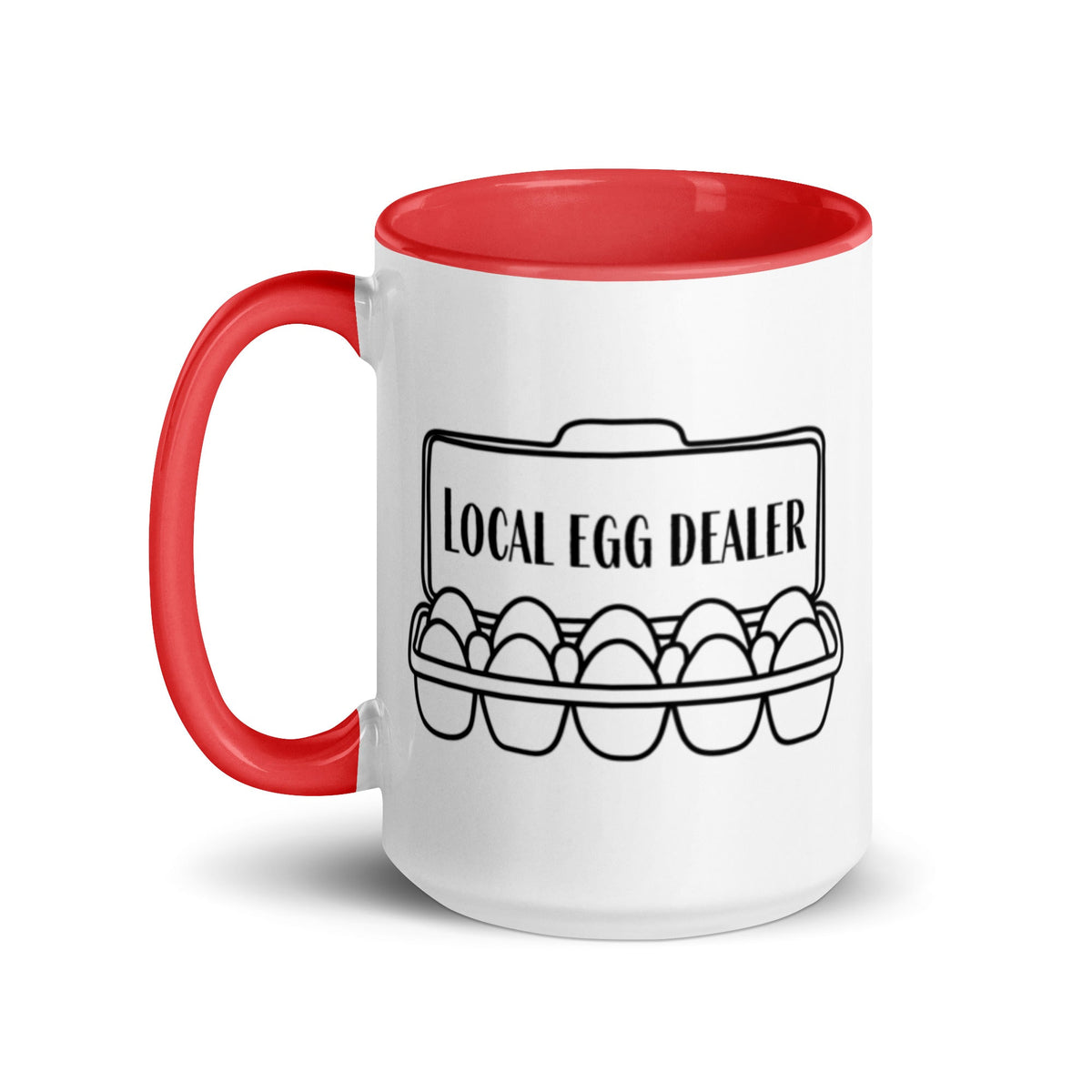 Local Egg Dealer Colored Mug - Cluck It All Farms