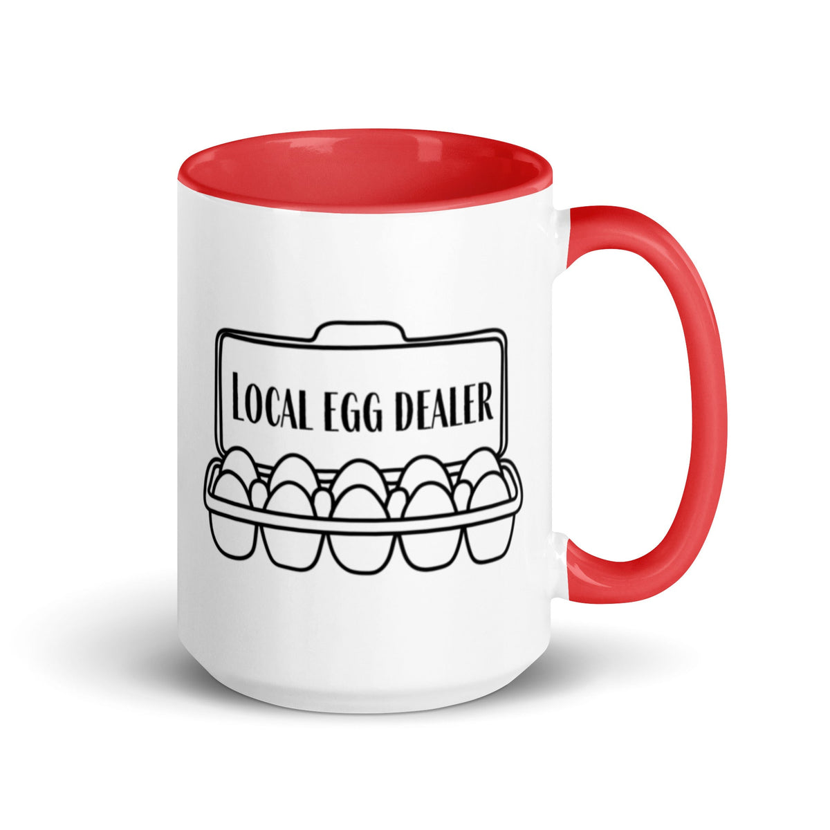 Local Egg Dealer Colored Mug - Cluck It All Farms