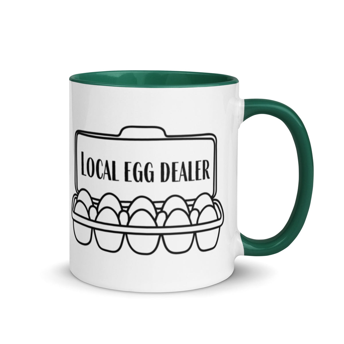 Local Egg Dealer Colored Mug - Cluck It All Farms