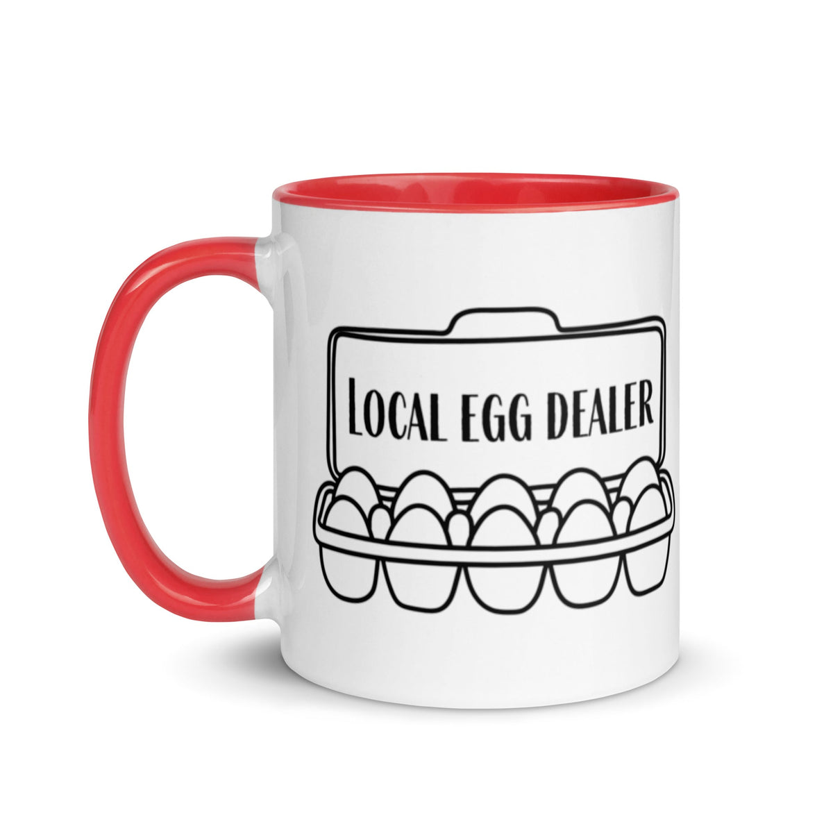 Local Egg Dealer Colored Mug - Cluck It All Farms