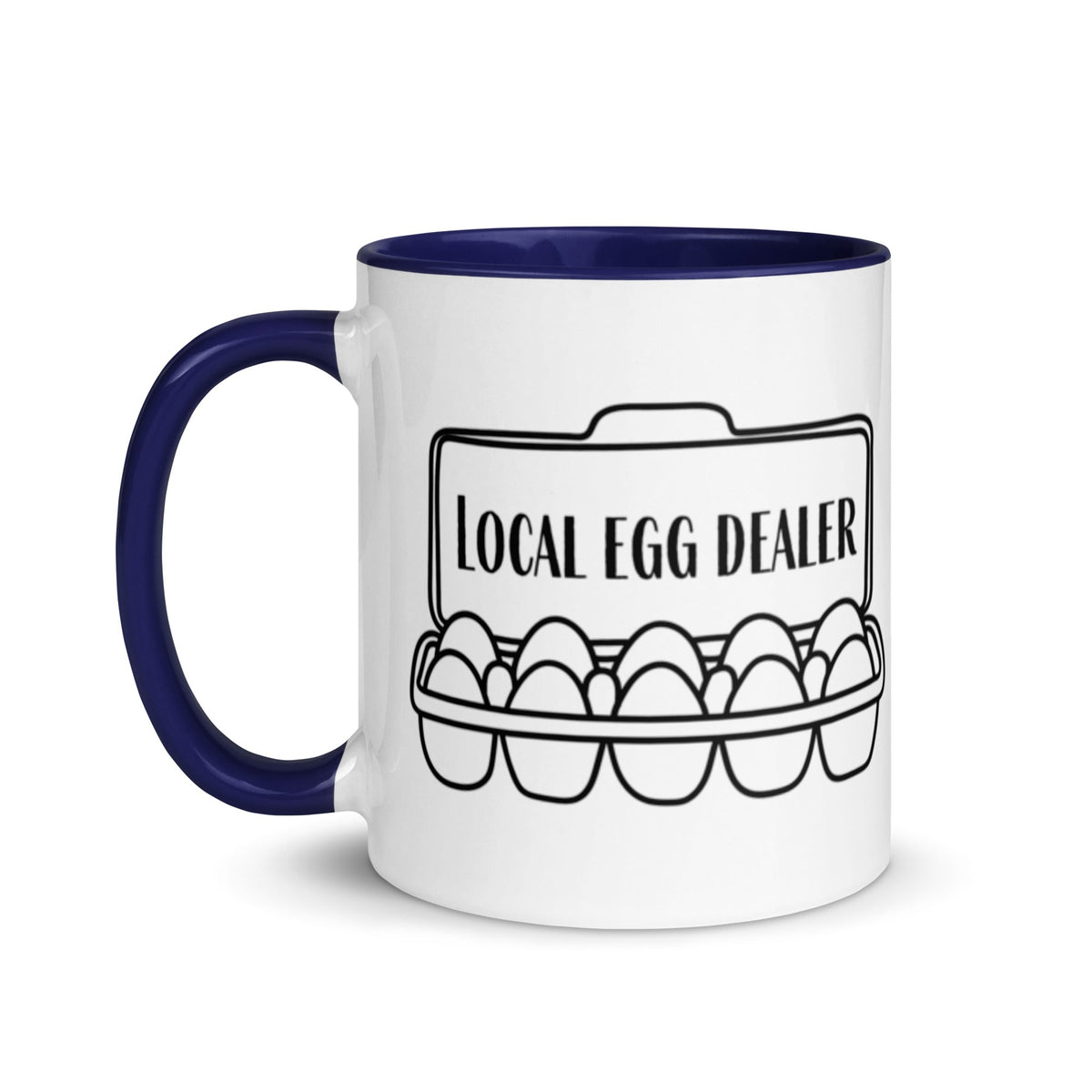 Local Egg Dealer Colored Mug - Cluck It All Farms