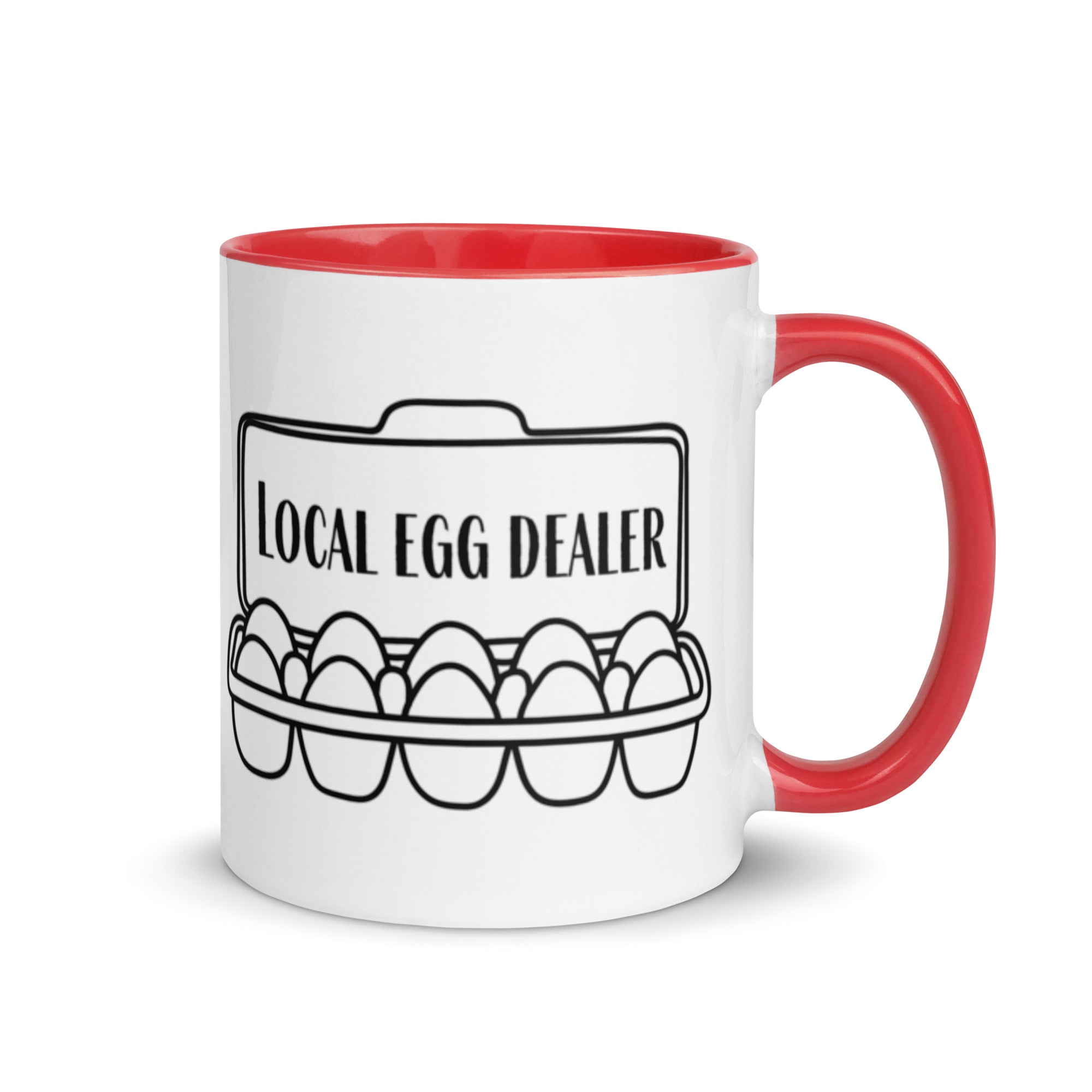 Local Egg Dealer Colored Mug - Cluck It All Farms
