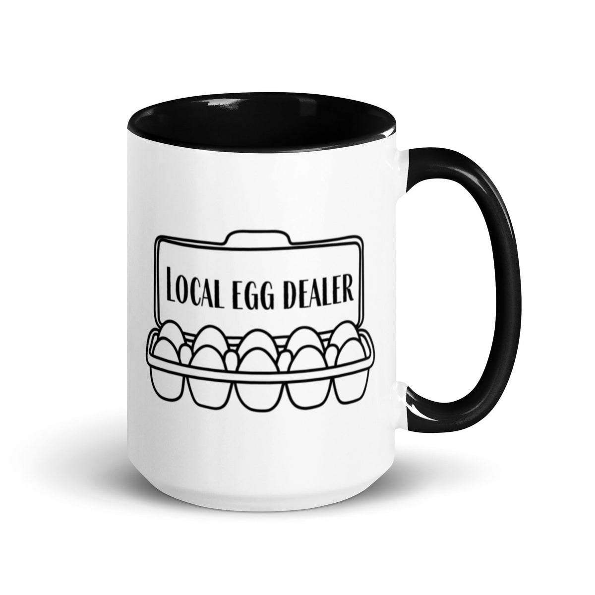 Local Egg Dealer Colored Mug - Cluck It All Farms