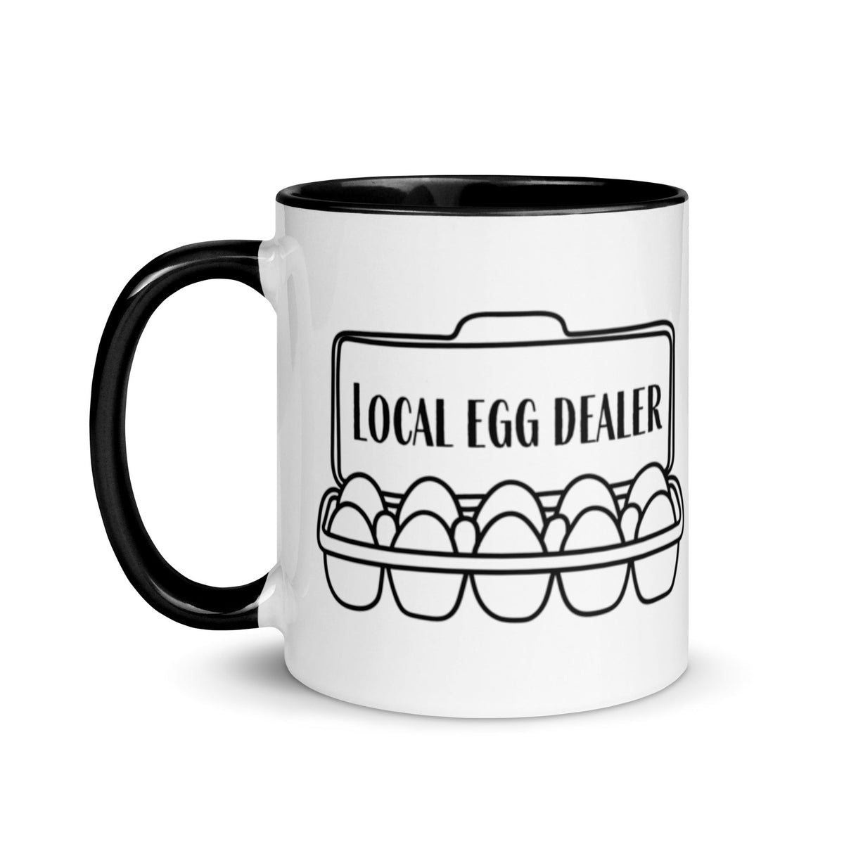 Local Egg Dealer Colored Mug - Cluck It All Farms