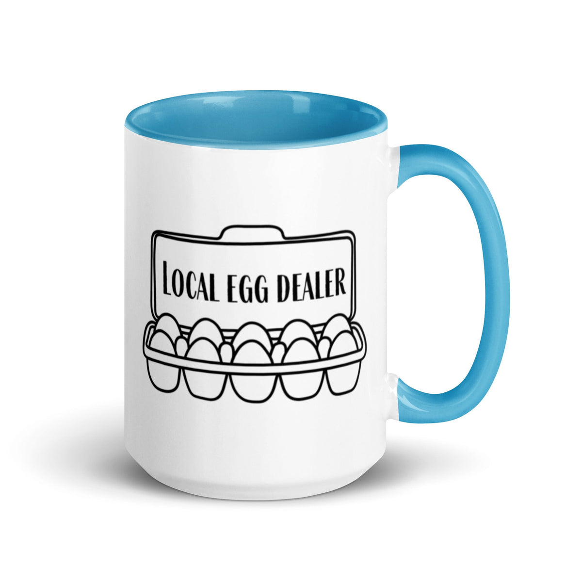 Local Egg Dealer Colored Mug - Cluck It All Farms
