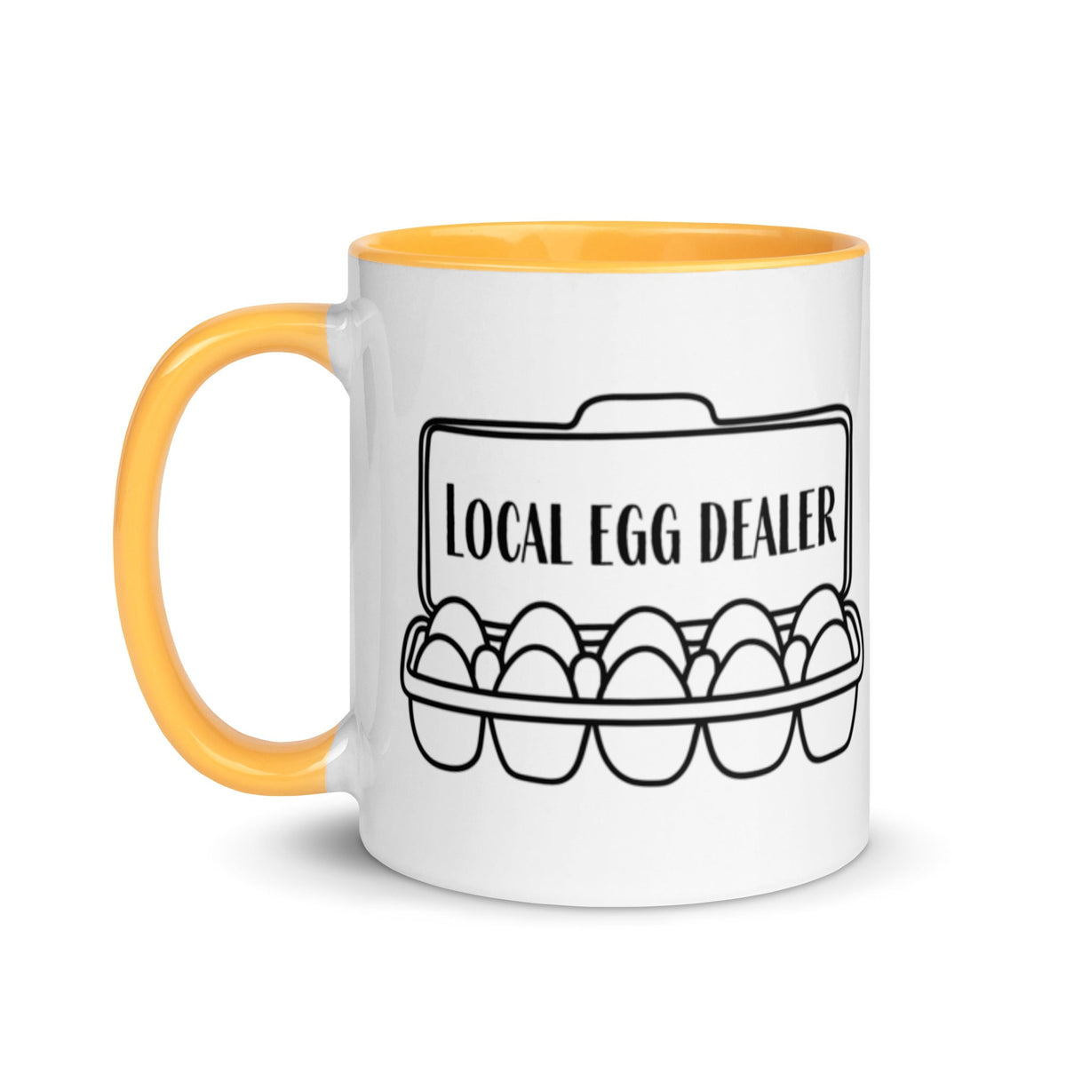 Local Egg Dealer Colored Mug - Cluck It All Farms