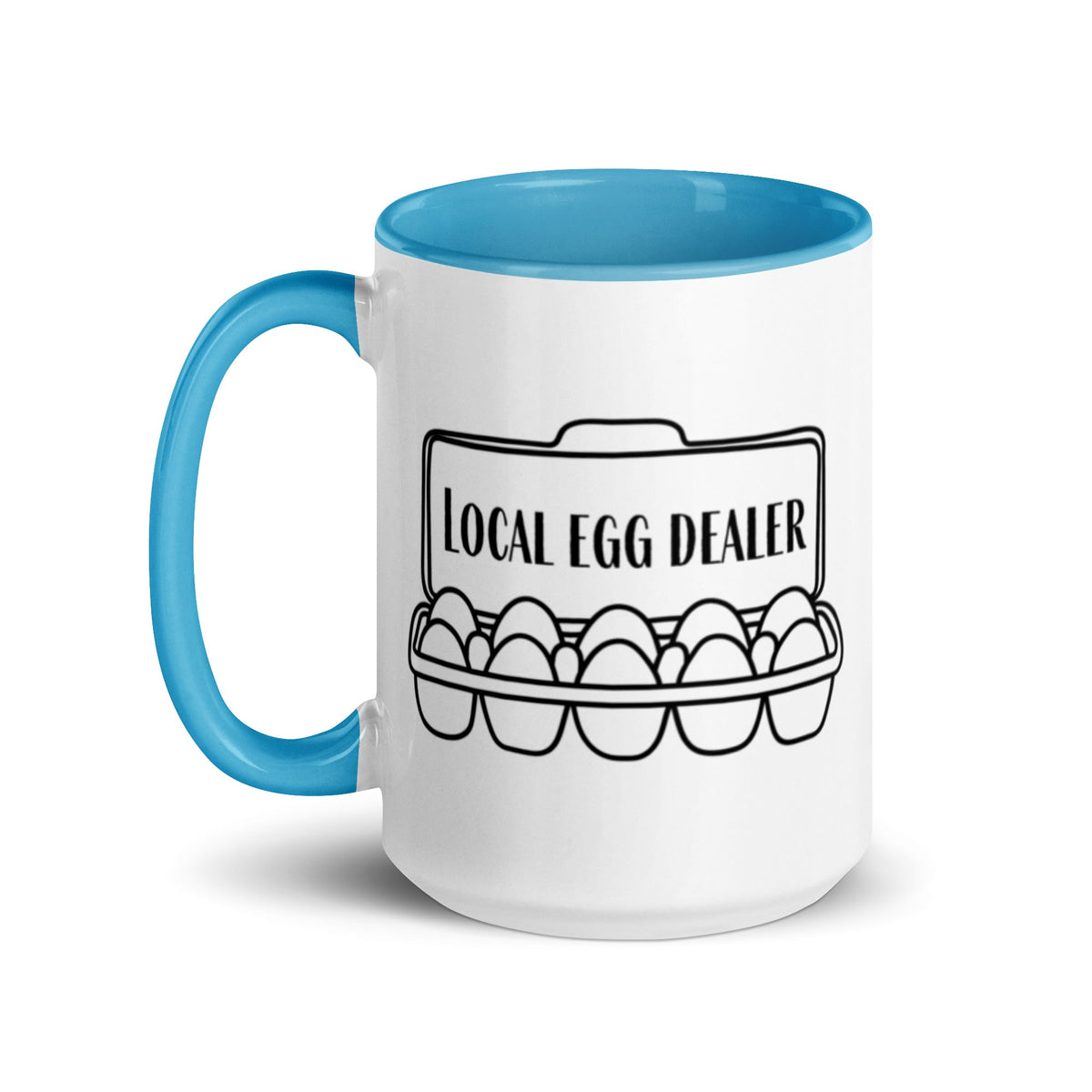 Local Egg Dealer Colored Mug - Cluck It All Farms