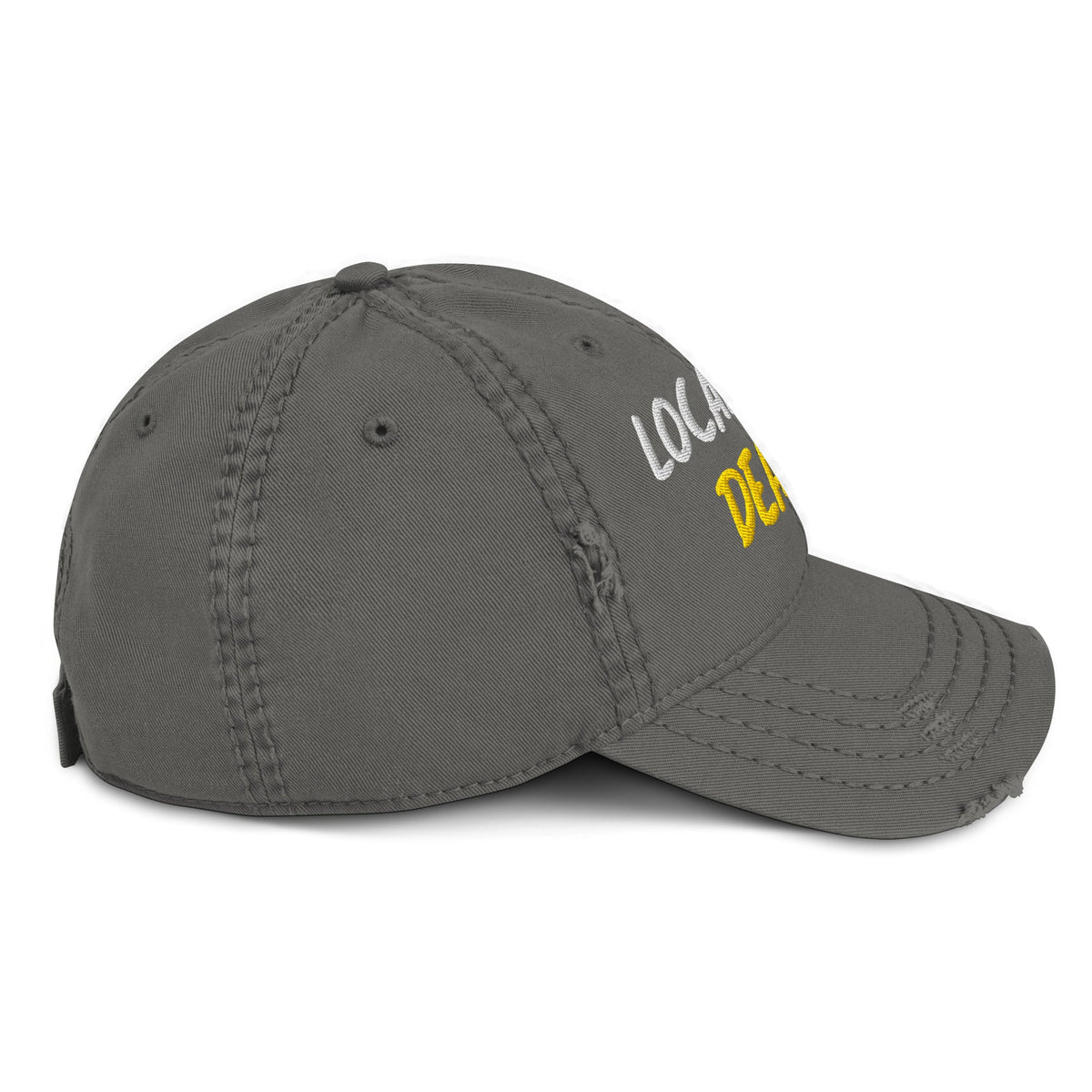 Local Egg Dealer Distressed Dad Hat - Cluck It All Farms