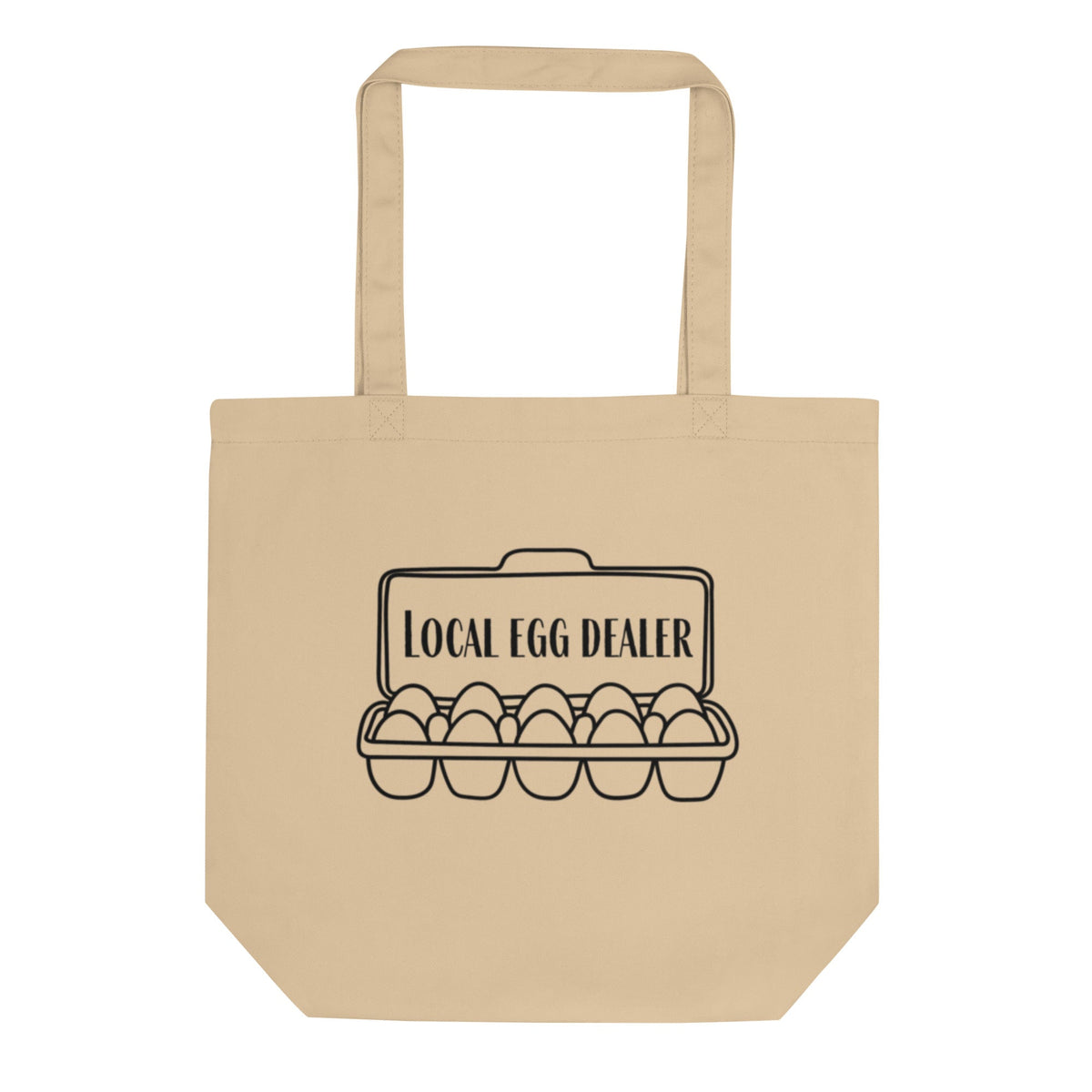 Local Egg Dealer Eco Tote Bag - Cluck It All Farms
