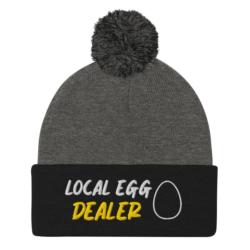 Local Egg Dealer Pom - Pom Beanie - Cluck It All Farms