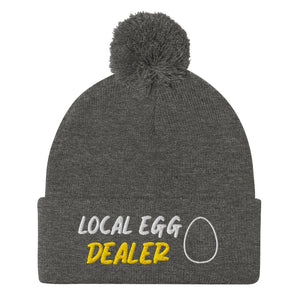Local Egg Dealer Pom - Pom Beanie - Cluck It All Farms