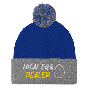 Local Egg Dealer Pom - Pom Beanie - Cluck It All Farms