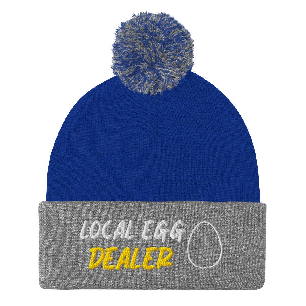 Local Egg Dealer Pom - Pom Beanie - Cluck It All Farms