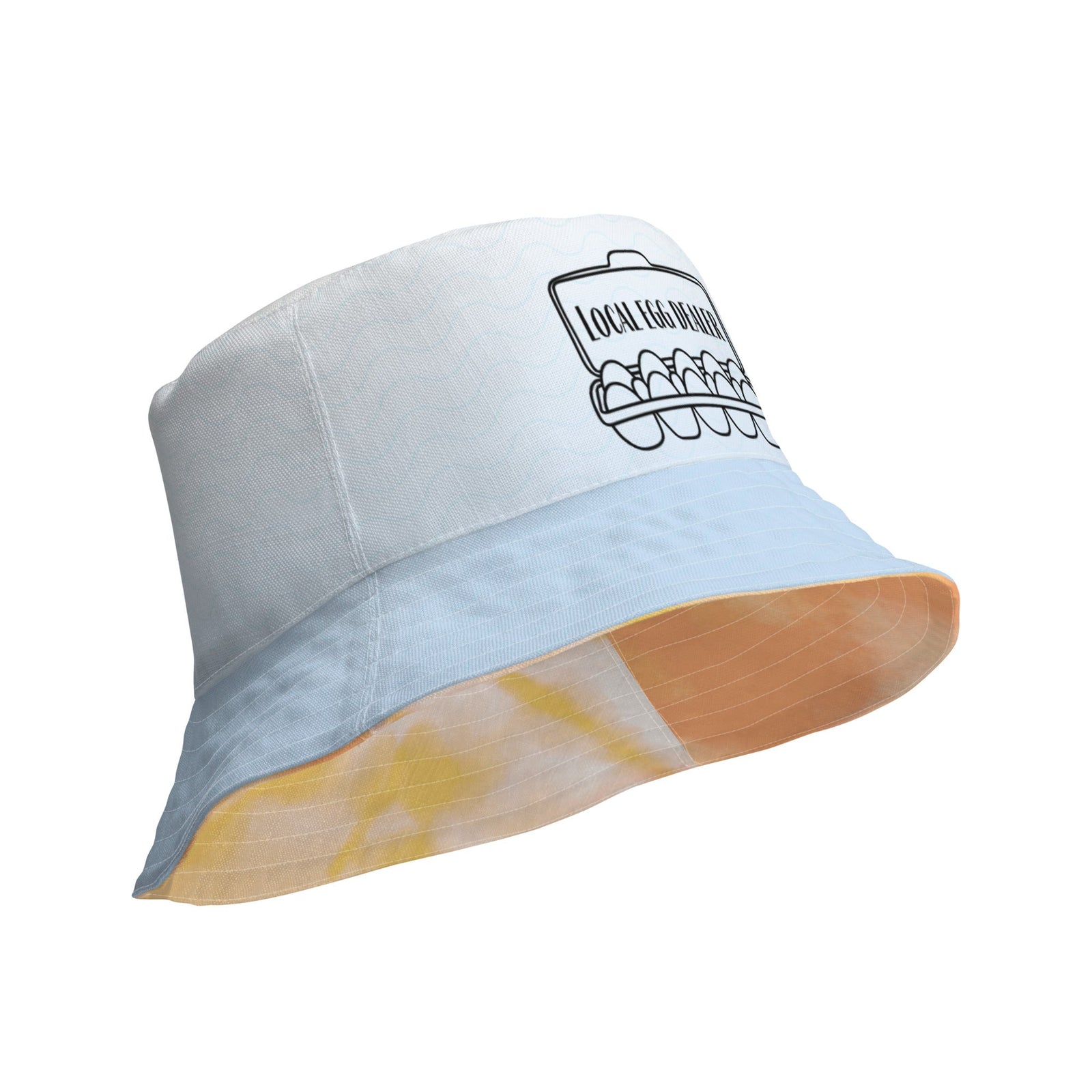 Local Egg Dealer Reversible Bucket Hat - Cluck It All Farms
