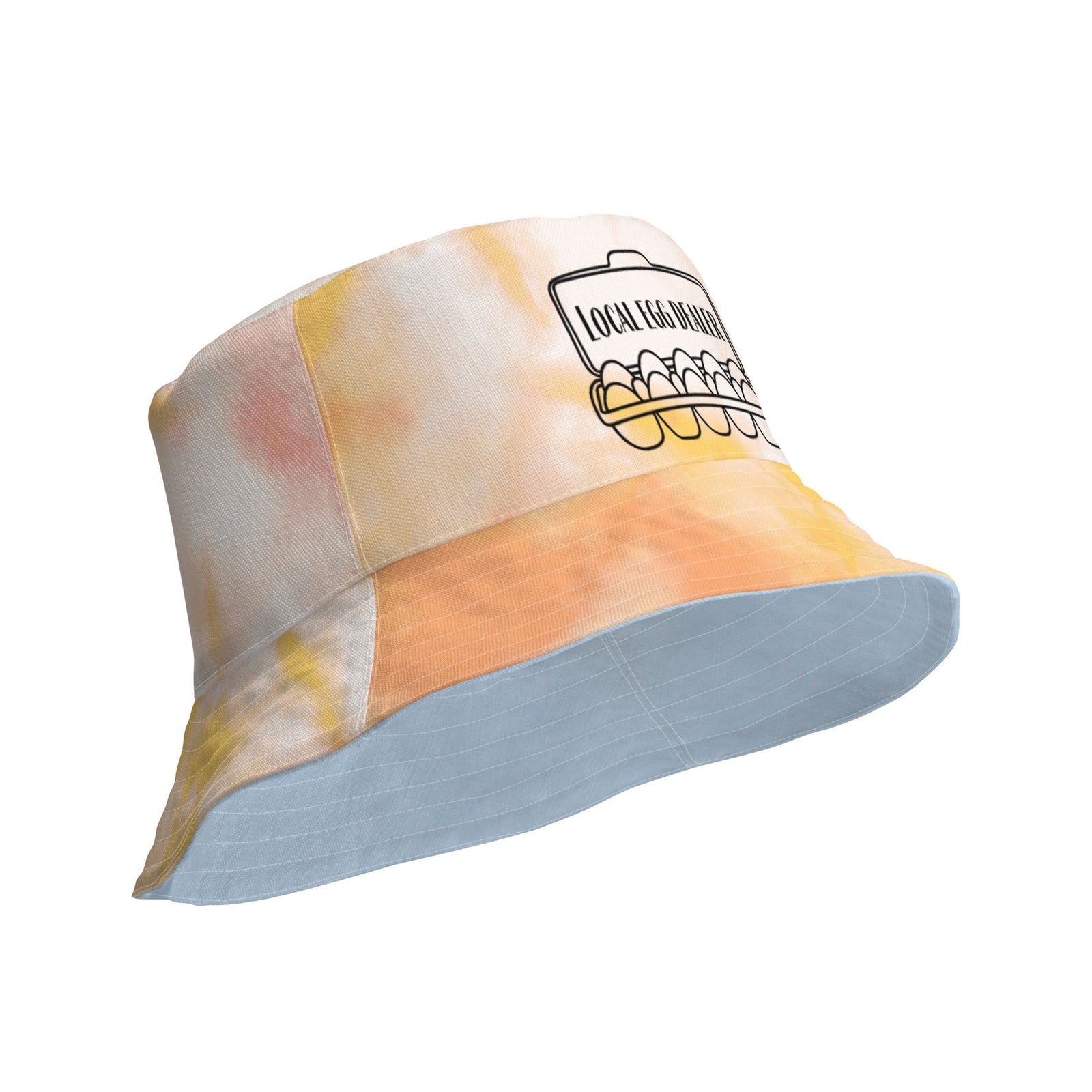Local Egg Dealer Reversible Bucket Hat - Cluck It All Farms