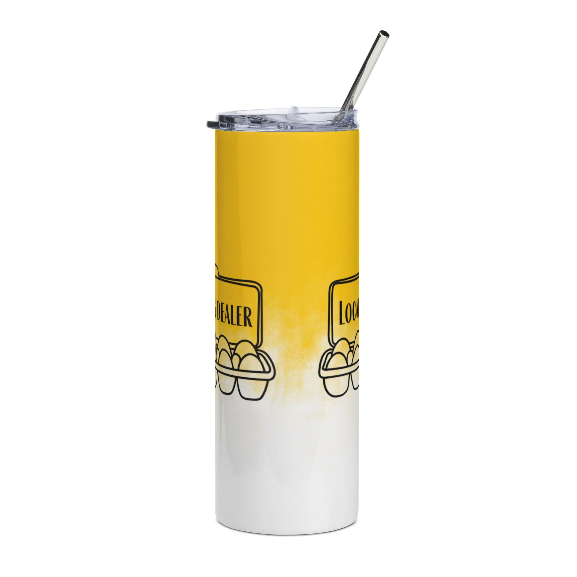 Local Egg Dealer Stainless Steel Tumbler - Cluck It All Farms
