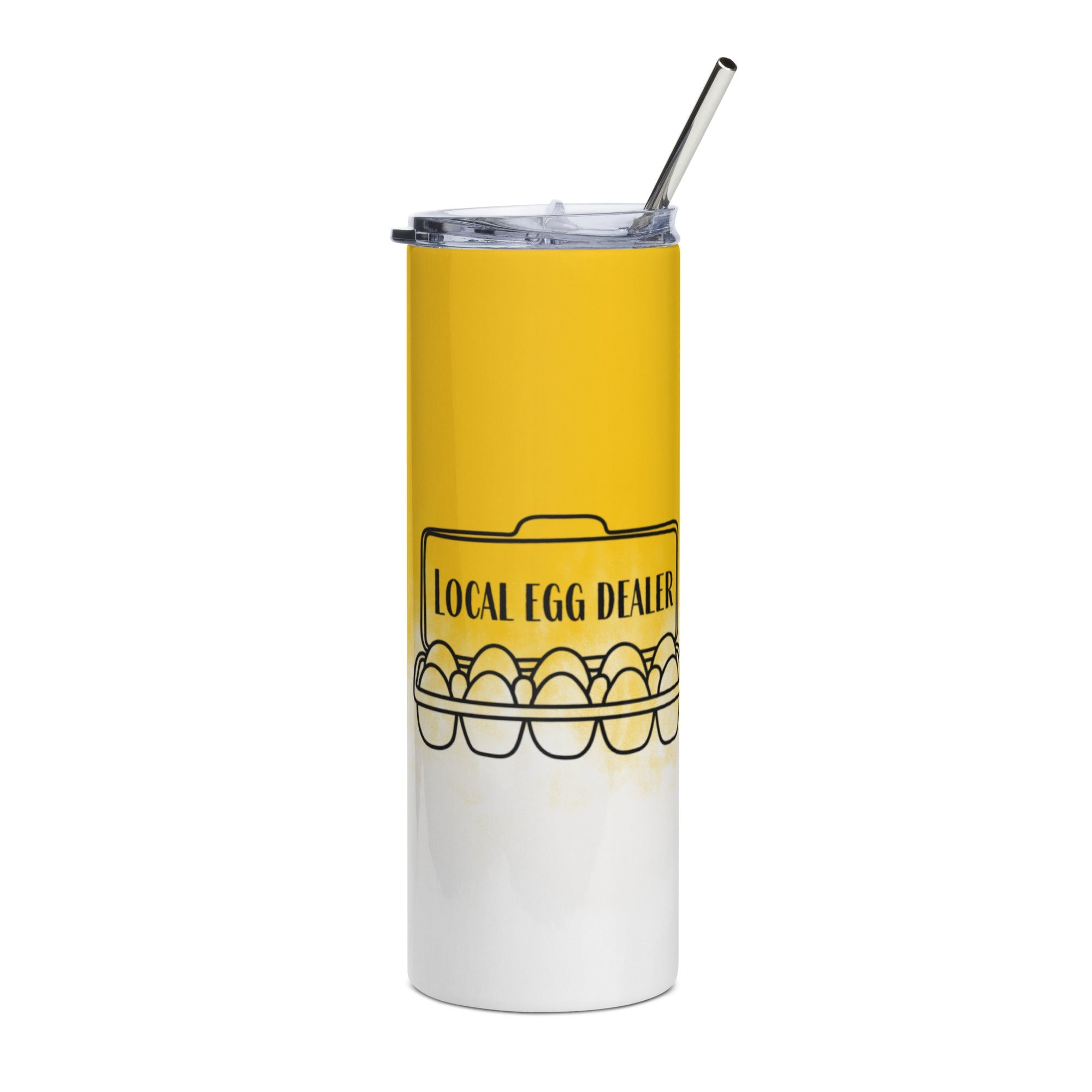 Local Egg Dealer Stainless Steel Tumbler - Cluck It All Farms