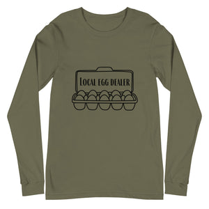 Local Egg Dealer Unisex Long Sleeve Tee - Cluck It All Farms
