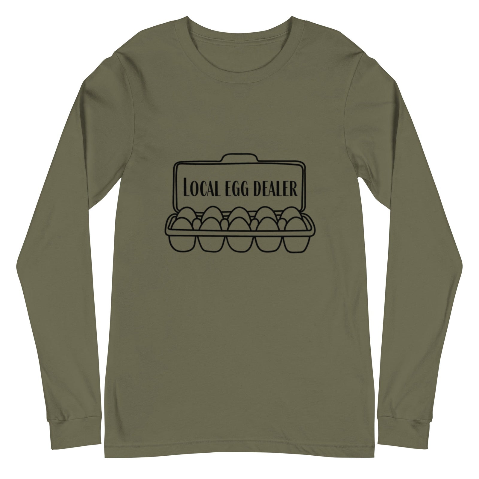 Local Egg Dealer Unisex Long Sleeve Tee - Cluck It All Farms