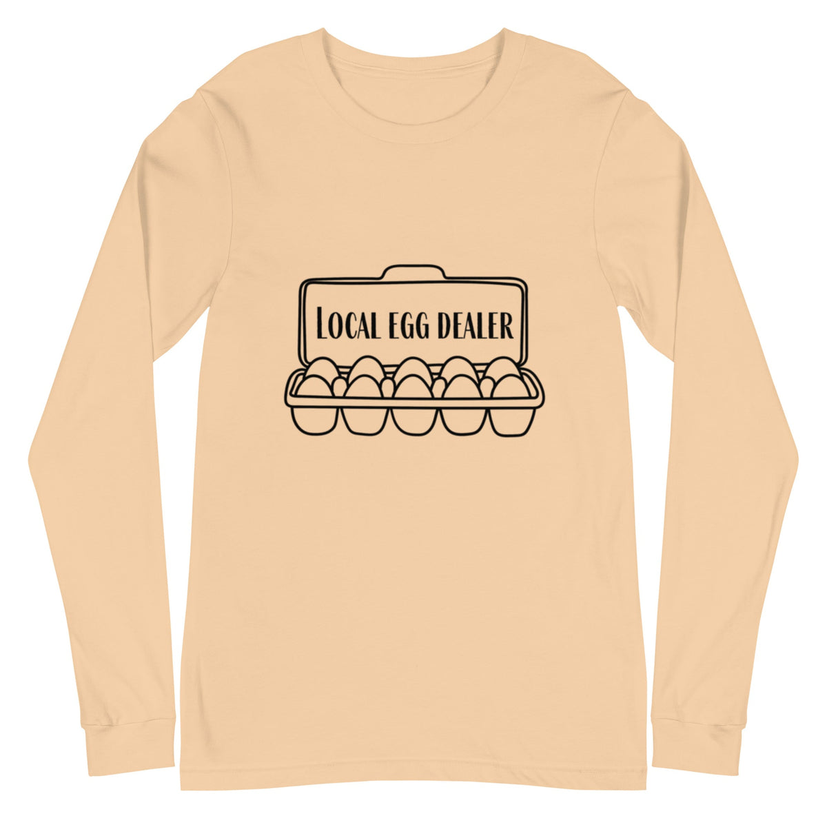 Local Egg Dealer Unisex Long Sleeve Tee - Cluck It All Farms