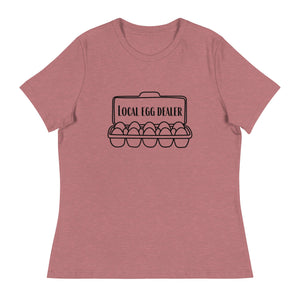 Local Egg Dealer Women's Relaxed T-Shirt - Cluck It All Farms
