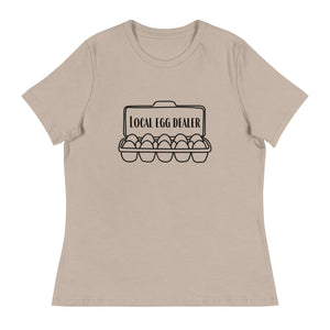 Local Egg Dealer Women's Relaxed T-Shirt - Cluck It All Farms