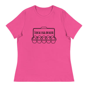 Local Egg Dealer Women's Relaxed T-Shirt - Cluck It All Farms