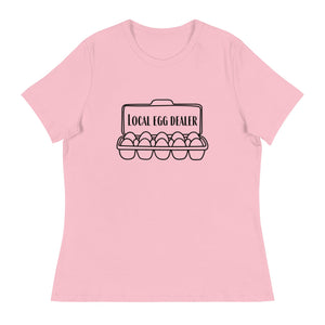 Local Egg Dealer Women's Relaxed T-Shirt - Cluck It All Farms