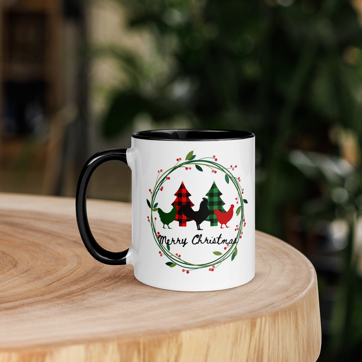 Merry Christmas Colored Mug - Cluck It All Farms