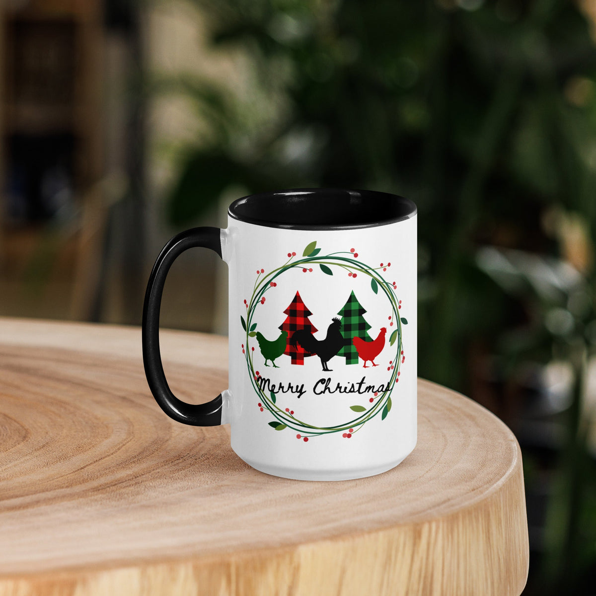 Merry Christmas Colored Mug - Cluck It All Farms