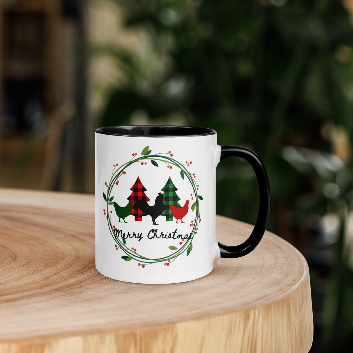 Merry Christmas Colored Mug - Cluck It All Farms